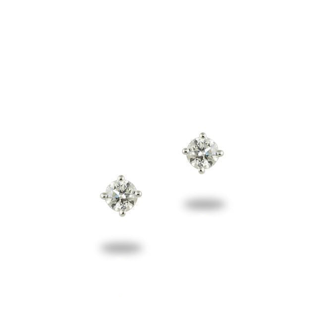 Diamant-Roseton-Ohrringe