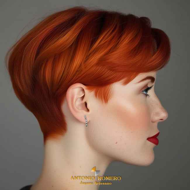 Pendientes en oro blanco con diamantes